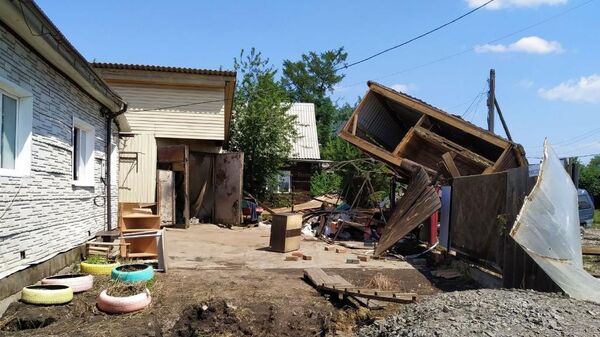 Последствия паводка в Тулунском районе Иркутской области