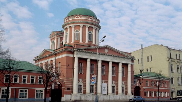 Здание церкви Иоанна Богослова, в котором был размещен Музей истории и реконструкции Москвы