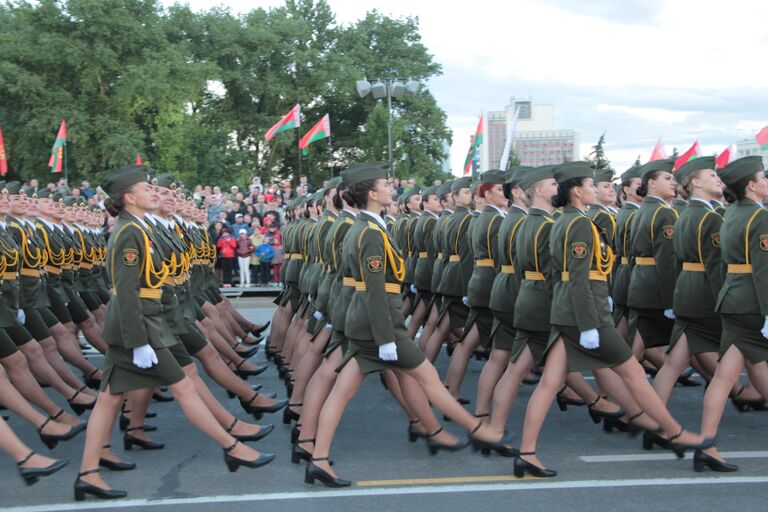 Военный парад Минск День независимости фотолента