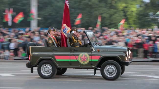 Военный парад в Минске в День независимости