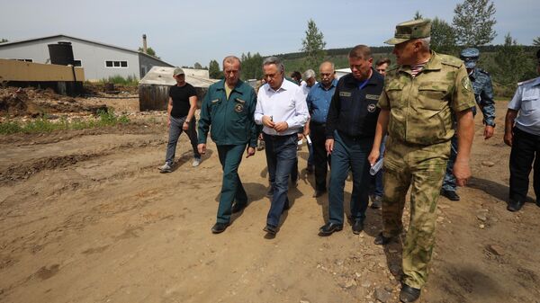 Вице-премьер РФ Виталий Мутко во время поездки в Иркутскую область
 