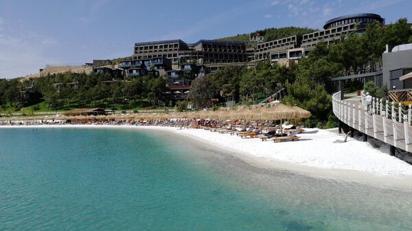 Один из пляжей отеля Lujo Bodrum