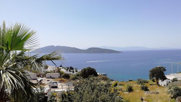Вид с побережья Бодрума на греческий остров Кос