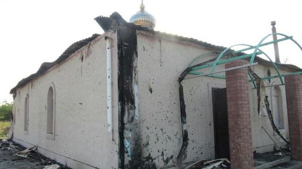  Последствия обстрела Спиридоновского храма села Коминтерново