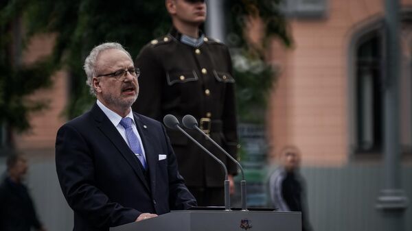 Выступление президента Латвии Эгилса Левитса