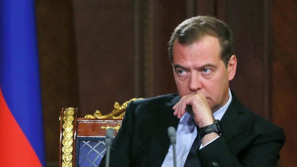 Председатель правительства РФ Дмитрий Медведев проводит совещание с вице-премьерами РФ. 8 июля 2019