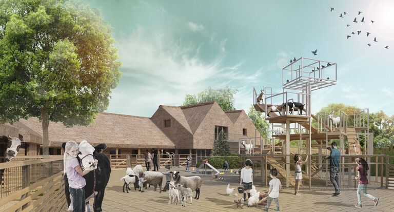 Проект детской зоны в Московском зоопарке