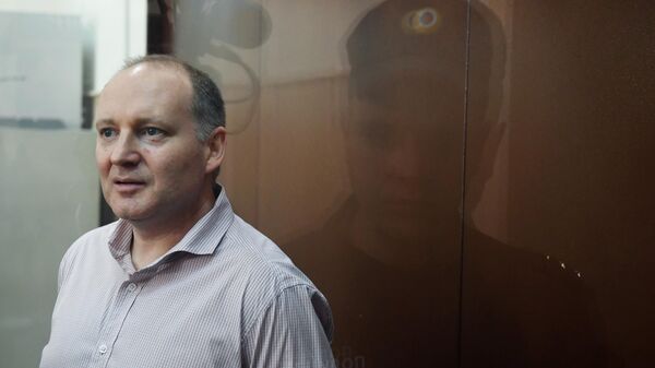 Филипп Дельпаль, обвиняемый в мошенничестве, на заседании Басманного суда города Москвы