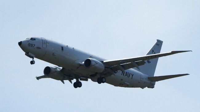 Самолет Boeing P-8 Poseidon военно-морских сил США