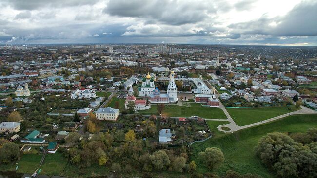 Вид города Коломна Московской области