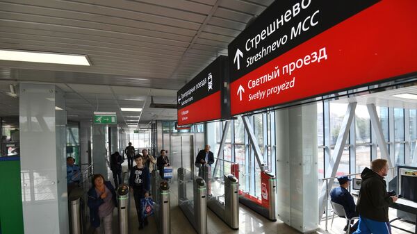 Северный терминал станции Стрешнево Московского центрального кольца