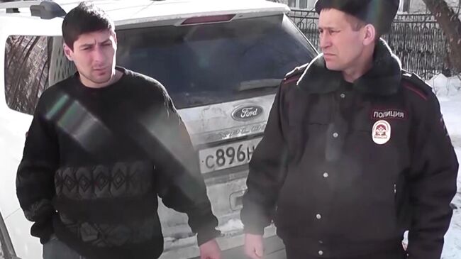 Подозреваемый Константин Вавилов. Стоп-кадр оперативного видео