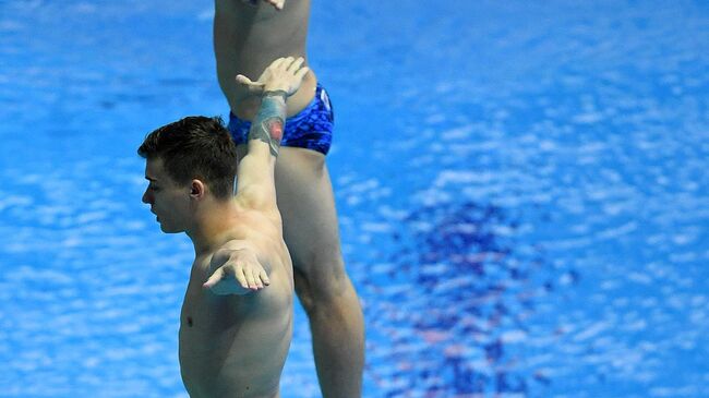 Чемпионат мира FINA 2019. Синхронные прыжки в воду. Мужчины. Трамплин 3 м