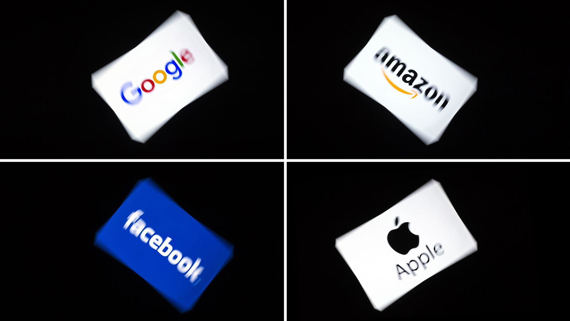 Логотипы компаний Facebook, Apple, Google и Amazon - РИА Новости, 1920, 13.07.2019