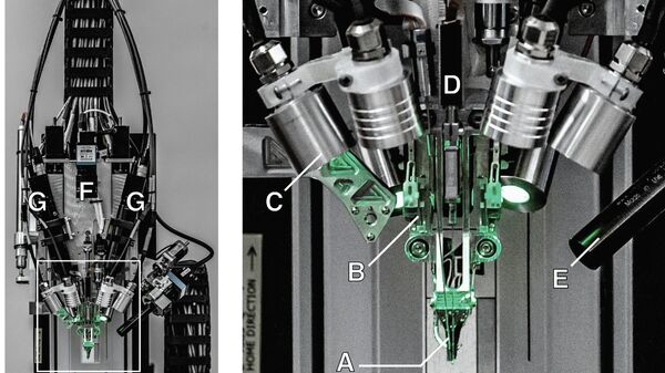 Робот-швейная машинка, имплантирующий электроды в мозг