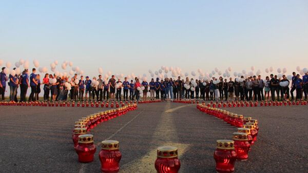 В ЛНР запустили в небо шары в память о жертвах авиакатастрофы MH17