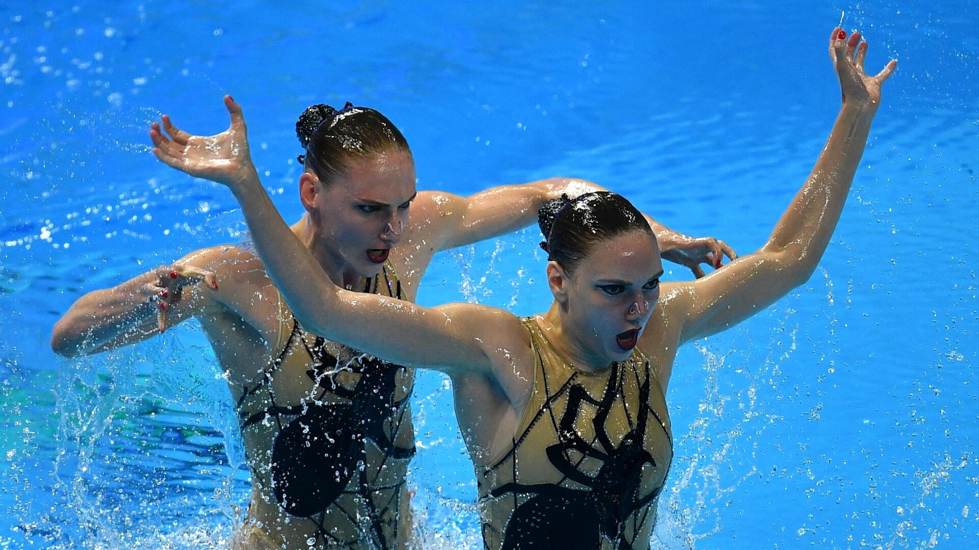 Чемпионат мира FINA 2019. Синхронное плавание. Дуэт. Произвольная программа - РИА Новости, 1920, 16.04.2021