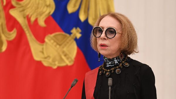 Инна Чурикова в Екатерининском зале Кремля, 2018 год
