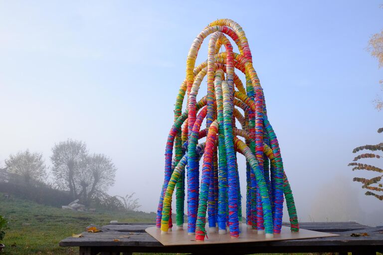 Макет Угруан на фестивале Архстояние Макет Угруан на фестивале Архстояние