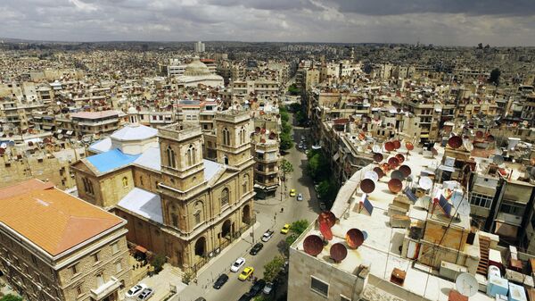 Вид на город Алеппо