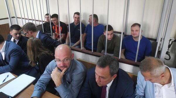 Задержанные украинские моряки