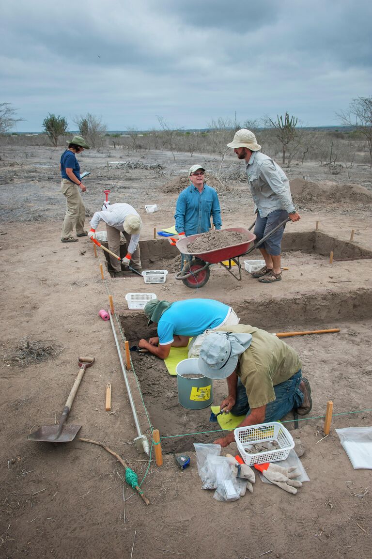 Российские и эквадорские ученые ведут раскопки в местечке Реал Альто