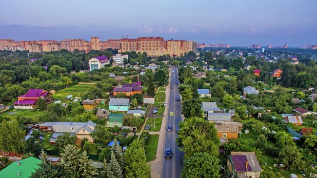 Многоквартирные дома и садовые участки в городе Щелково