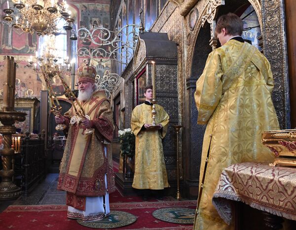 Патриарх Московский и всея Руси Кирилл совершает Божественную литургию в Успенском соборе Московского Кремля по случаю Дня Крещения Руси. 28 июля 2019 Патриарх Московский и всея Руси Кирилл совершает Божественную литургию в Успенском соборе Московского Кремля по случаю Дня Крещения Руси. 28 июля 2019