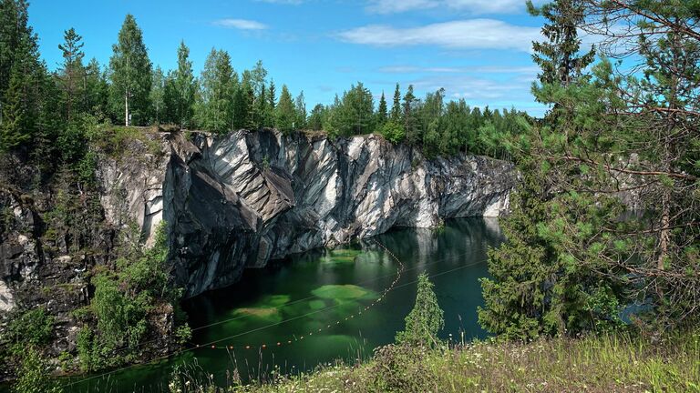 Карелия. Горный парк Рускеала.