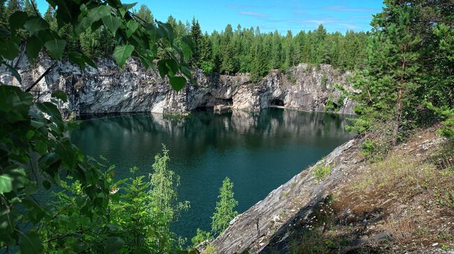 Карелия. Горный парк Рускеала.