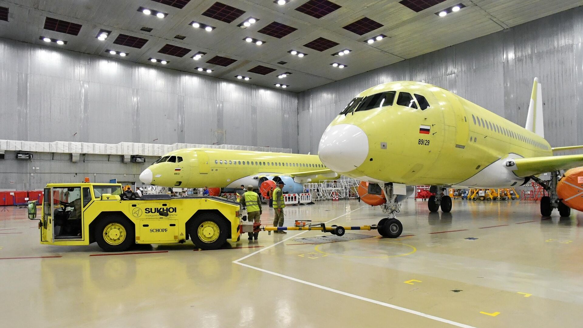 Производство самолетов Sukhoi Superjet 100 в Комсомольске-на-Амуре - РИА Новости, 1920, 14.11.2023