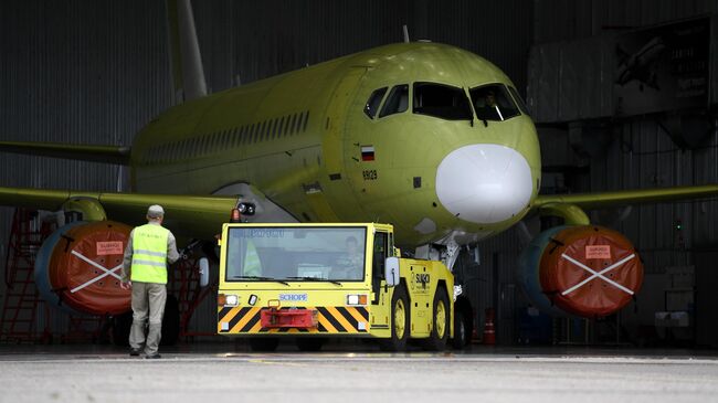 Производство самолетов Sukhoi Superjet 100 в Комсомольске-на-Амуре