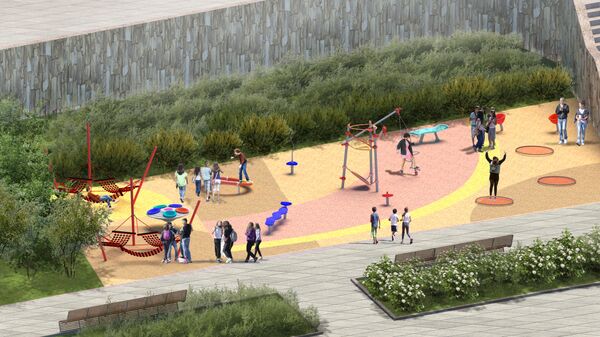 Проект детских площадок в парке Победы в Зеленограде