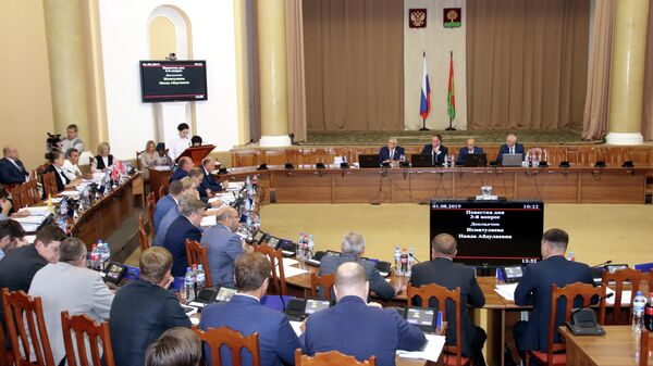 Сессия регионального парламента Липецкой области