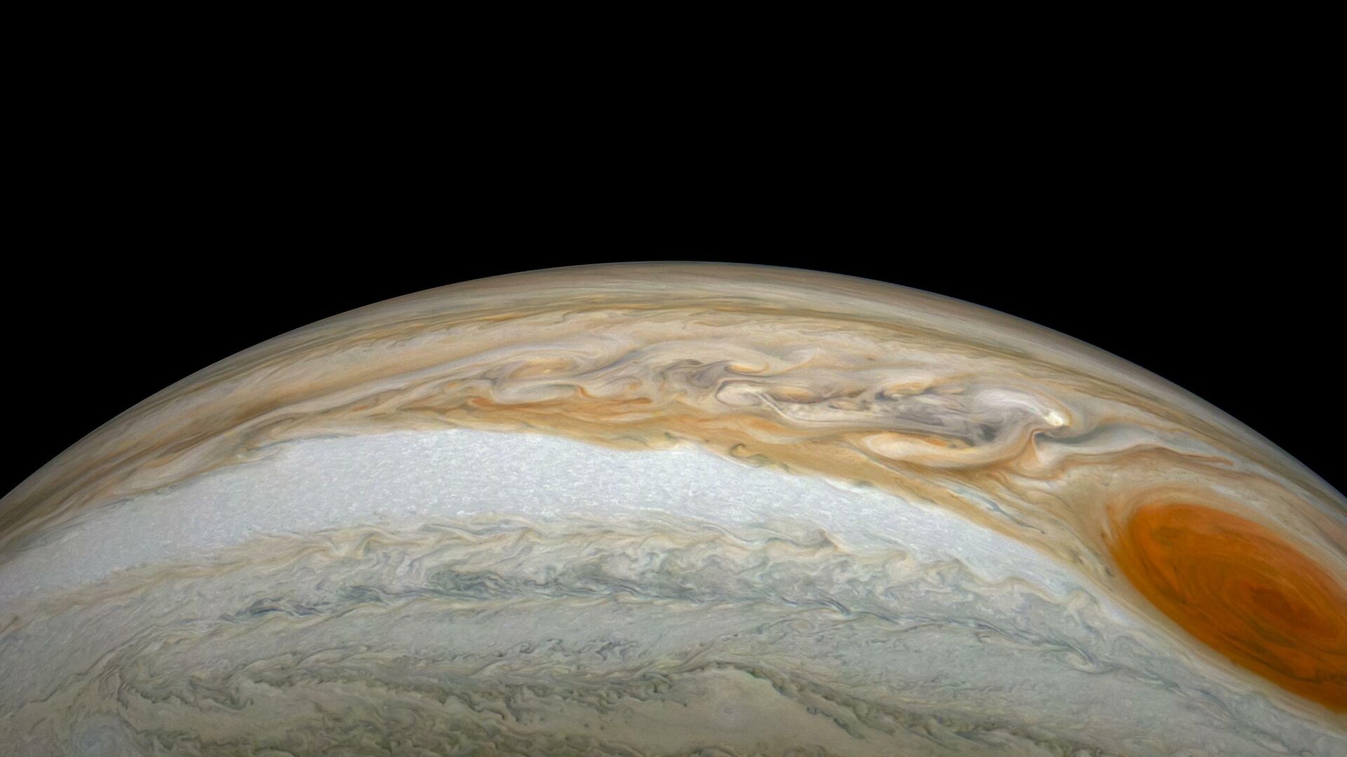 Снимок Юпитера Юнона