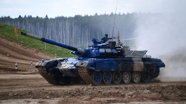 Танк Т-72Б3 армии Азербайджана