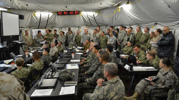 Военнослужащие ВС США и Южной Кореи во время совместных учений. Архивное фото