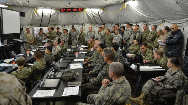 Военнослужащие ВС США и Южной Кореи во время совместных учений. Архивное фото