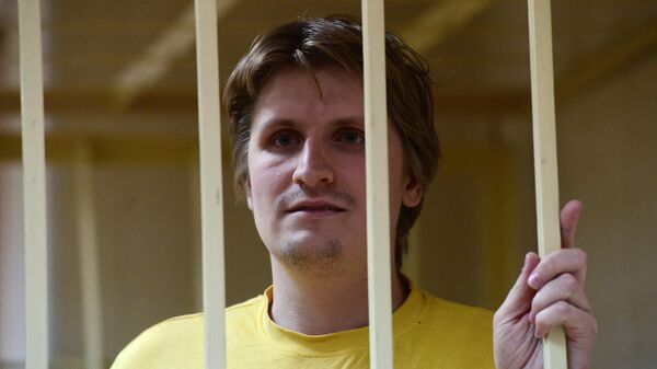 Блогер Владислав Синица на заседании Пресненского суда города Москвы
