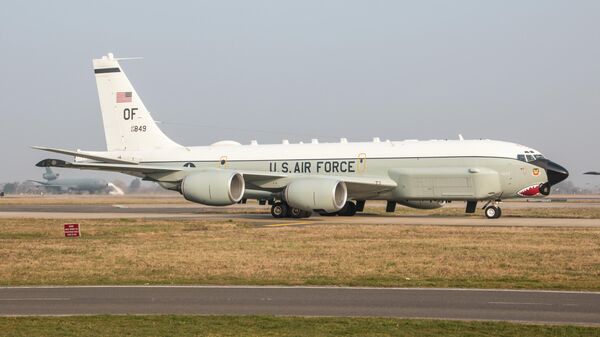 Самолет Boeing RC-135U Combat Sent ВВС США