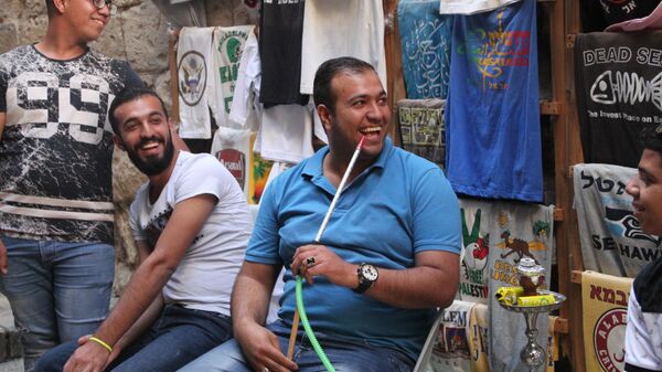 Торговцы в арабском квартале Иерусалима