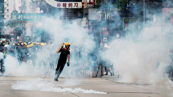 Протестующие в Гонконге, Китай