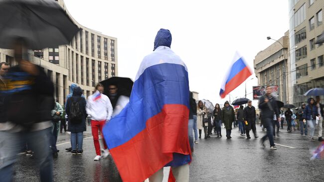 Акция в поддержку незарегистрированных кандидатов в Мосгордуму