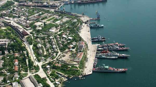 Порт в Севастополе. Архивное фото