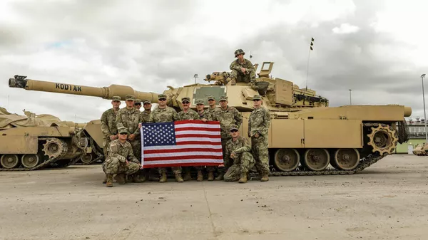 Amerikai katonák egy tankon