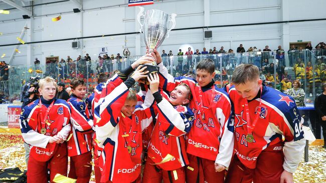 Финал хоккейного турнира OвиCup в Красногорске