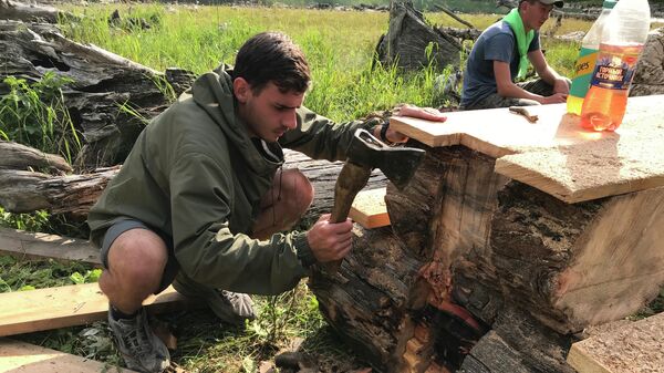 Волонтеры РГО обустроили экомаршрут в Катунском заповедник