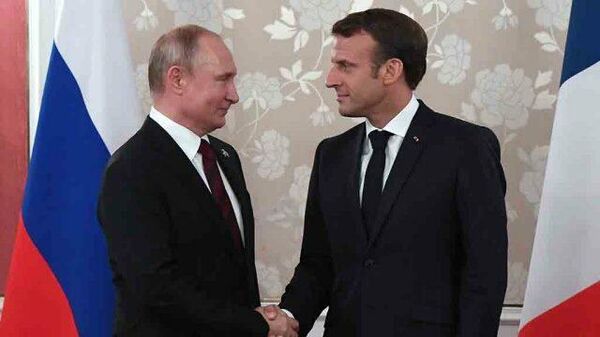 LIVE: Встреча Владимира Путина с Эммануэлем Макроном