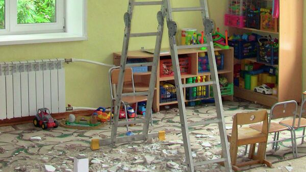 Обрушении фрагмента штукатурки с потолка помещения группы детского сада в Благовещенске