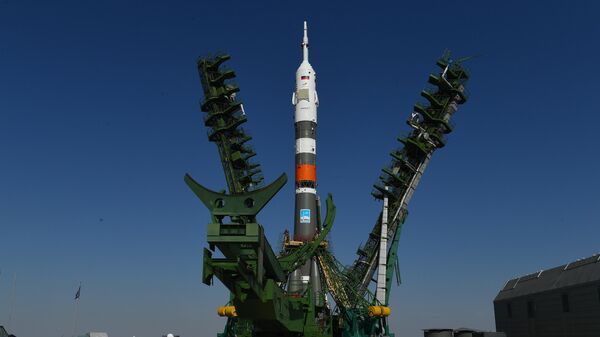 Ракета--носитель Союз-2.1а на старте